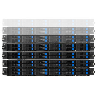 Vollständiger SSD-Speicherserver 295 TB 1U AMD EPYC Serie 9004 Genua