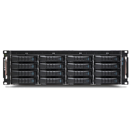 Server di archiviazione APY STG16 3U OpenNAS da 256 a 352 TB raw