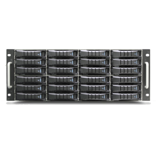 Espansione dello storage APY JBOD 24 4U da 384 a 528 TB raw