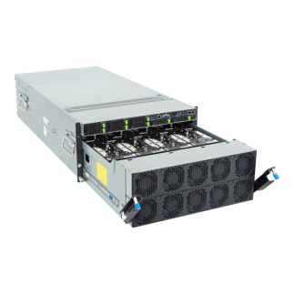 Servidor informático GPU 5U con 8 tarjetas Nvidia H200 y procesador AMD EPYC Turin 9005