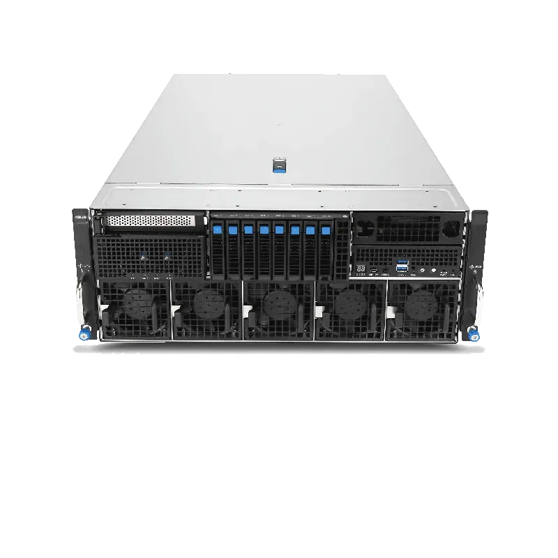 Servidor informático GPU 4U con 8 tarjetas Nvidia Blackwell Pro y procesador AMD EPYC Turin serie 9005