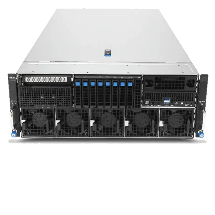 Server di elaborazione GPU 5U con scheda Nvidia PRO H100 e AMD EPYC TORINO